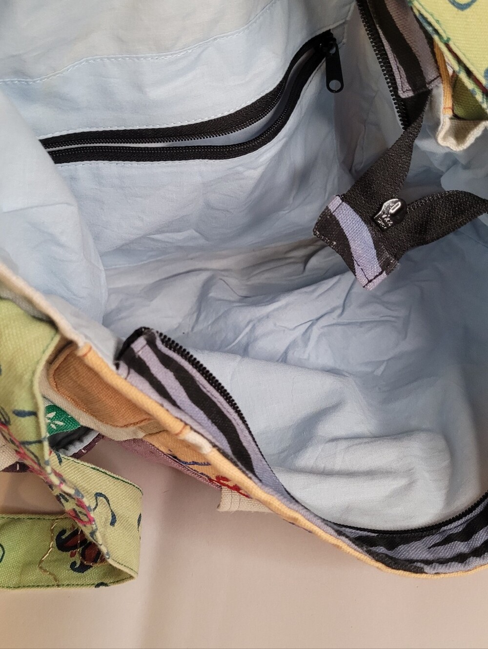 Blue Sky Boho Hippie Crossbody Bag - Picture 12 of 14